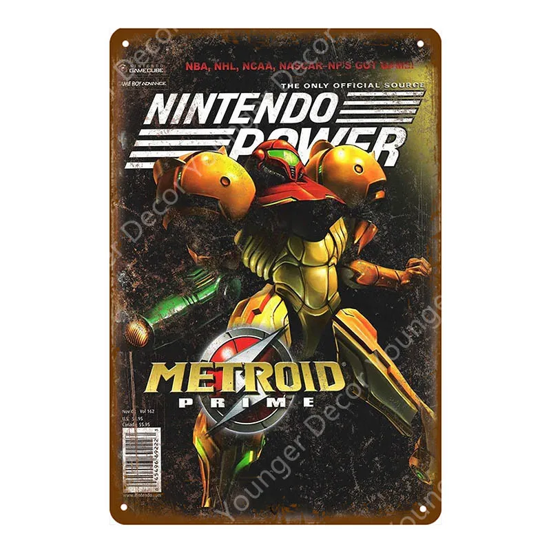 YD8038BI Power Play игровая видео игра программа плакат винтажные металлические знаки настенная живопись декоративная табличка детская комната домашний декор YI-163 - Цвет: YD8038BI