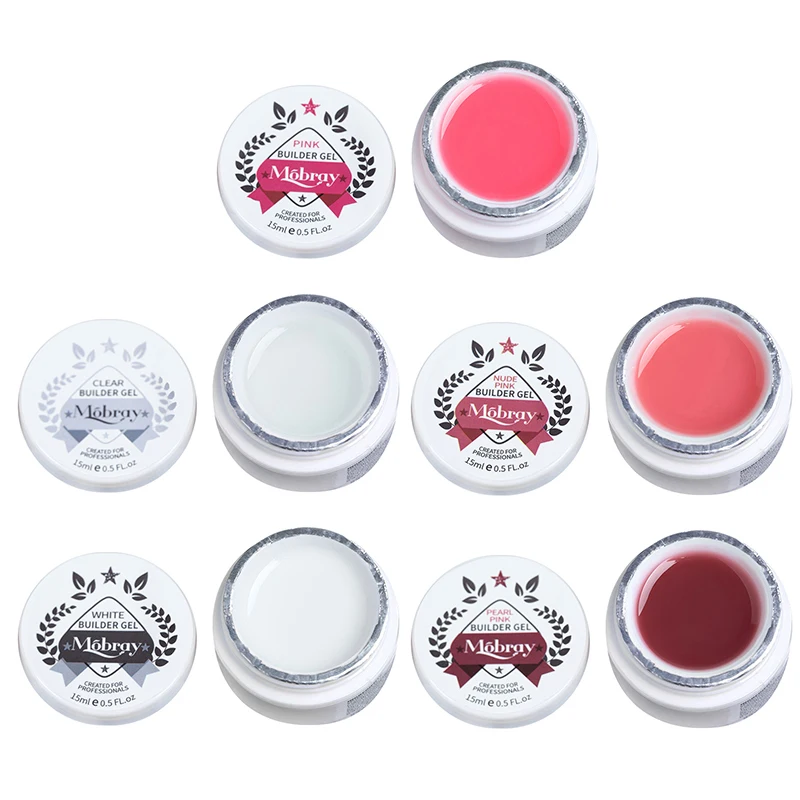 

15ml Nail Extension Gel Polish Acrylic Pink White Clear Quick Building Gel For UV Phototherapy Varnish Nails Art Polish Manicure