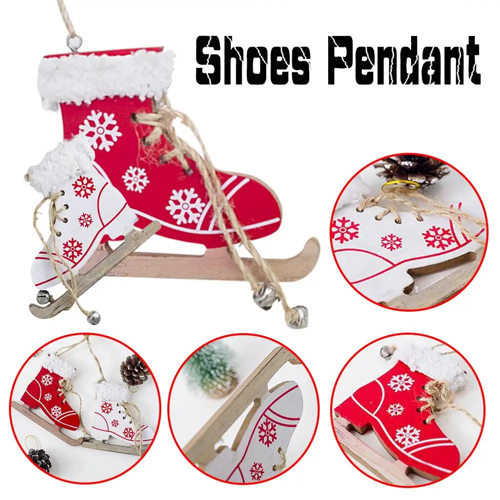 Рождественская деревянная роспись инновационные коньки искусственное