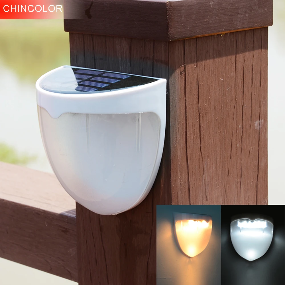 

CHINCOLOR Lovely Power Panel Solar Light Waterproof Solar LED Light for Outdoor Garden Landscape Lawn Fence Wall corridor AF