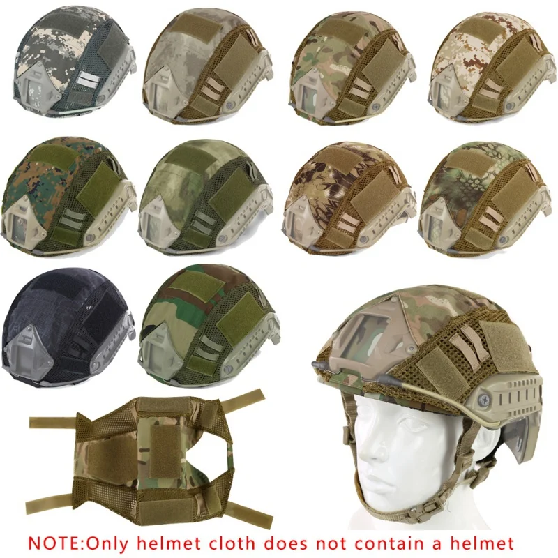 

Чехол для шлема 52-60 см, тактический Чехол для шлема HelmetAirsoft, для пейнтбола, для военных игр, CS, быстрое камуфляжное покрытие для шлема