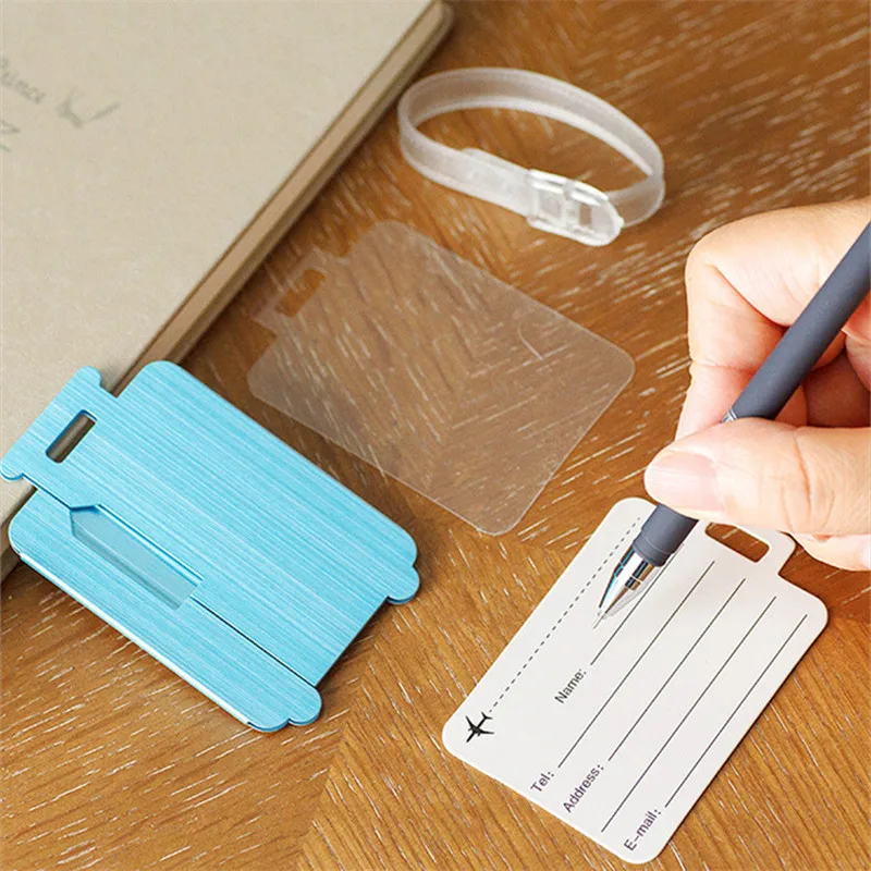 Горячая Распродажа 1 шт. новый чемодан Мультяшные бирки для багажа дизайнерская