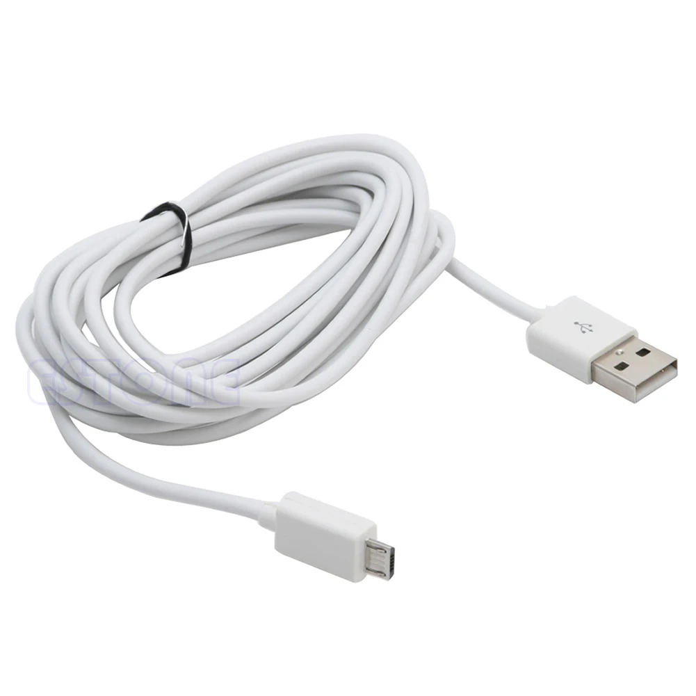 

Long 3 Meter Micro USB Charge Charging Power Cable For PS4 Controllers