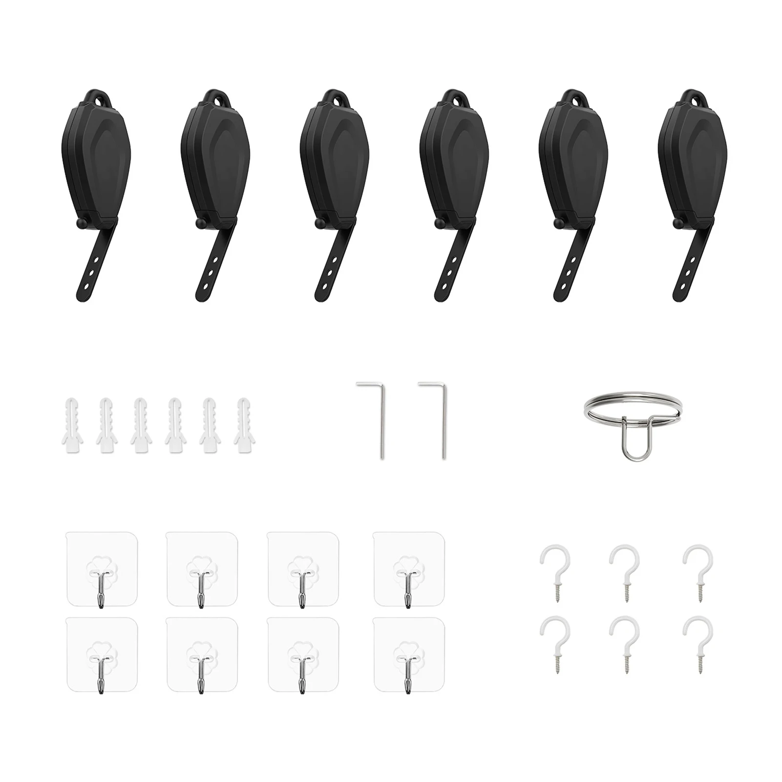 6 Pcs VR Cable Management System For Oculus Quest/Quest 2/Rift/Rift S/Valve Index/HTCVive/Vive Pro/HP Reverb G2/PSVR Link | Электроника