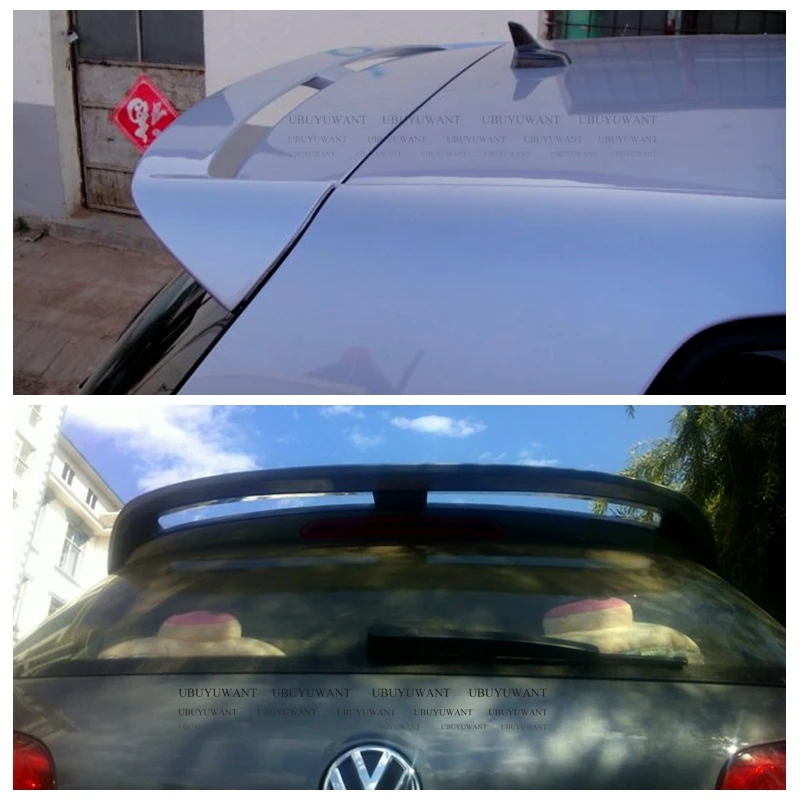 

UBUYUWANT For VW GOLF MK6 GTI & R 2008 - 2012 Hatchback Spoiler ABS Carbon Color Car Tail Wing Decoration Rear Roof Lip Spoiler