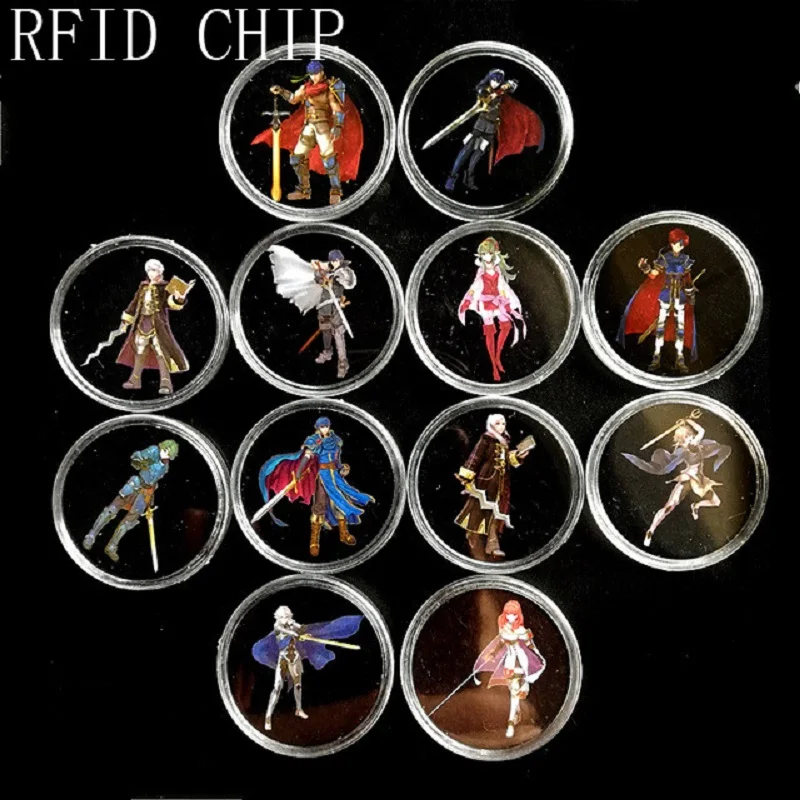 Коллекционная монетная карта амиибо символ огня настройка данных Ntag215 NFC-метка
