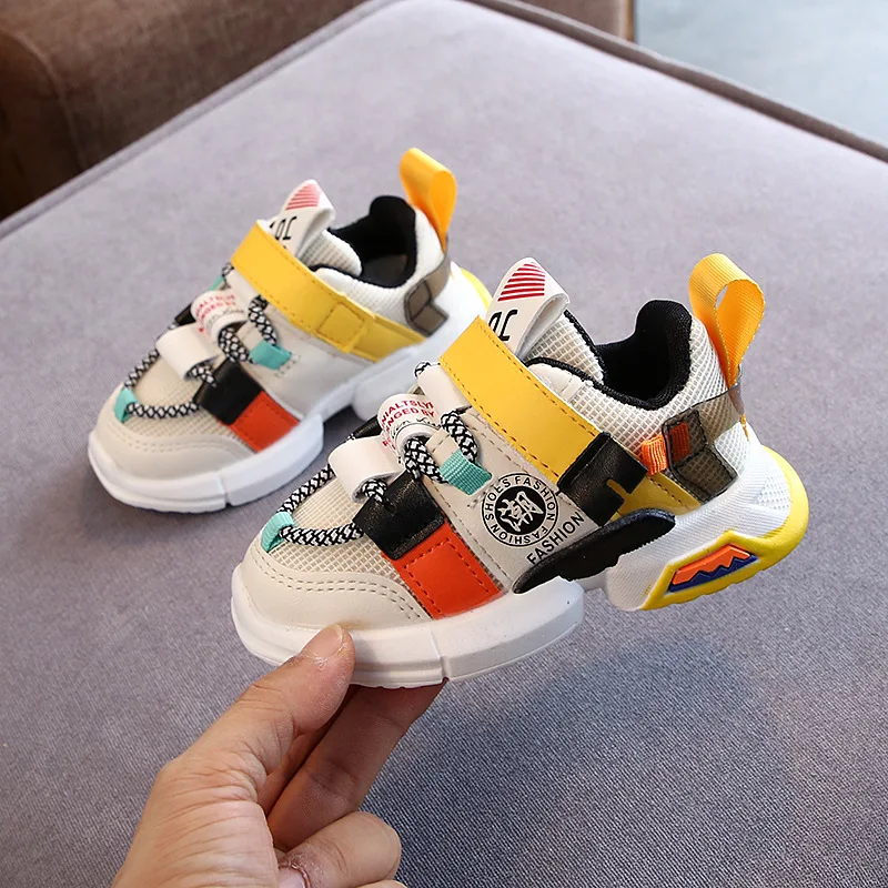2020 Fashion Children Baby Girls Boys Running Casual Shoes Soft Sole Mesh Sports Run Sneakers Sport For Kids New | Детская одежда и