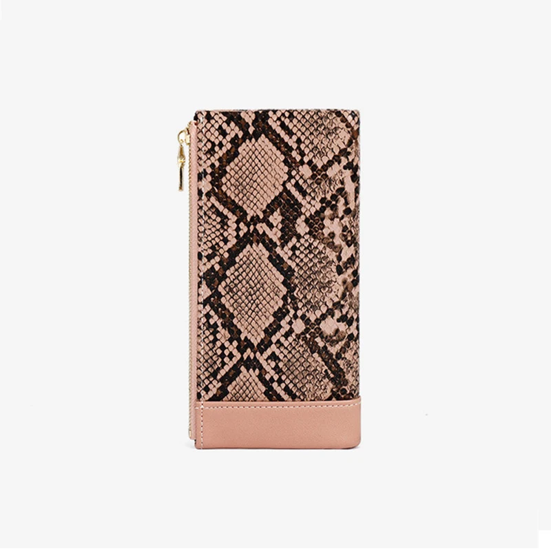 XMESSUN женские 2021 новый кошелек из змеиной кожи большой Ёмкость молнии Длинный мода
