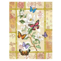 gold collection counted cross stitch kit brilliant butterfly celebration butterflies dim 35063