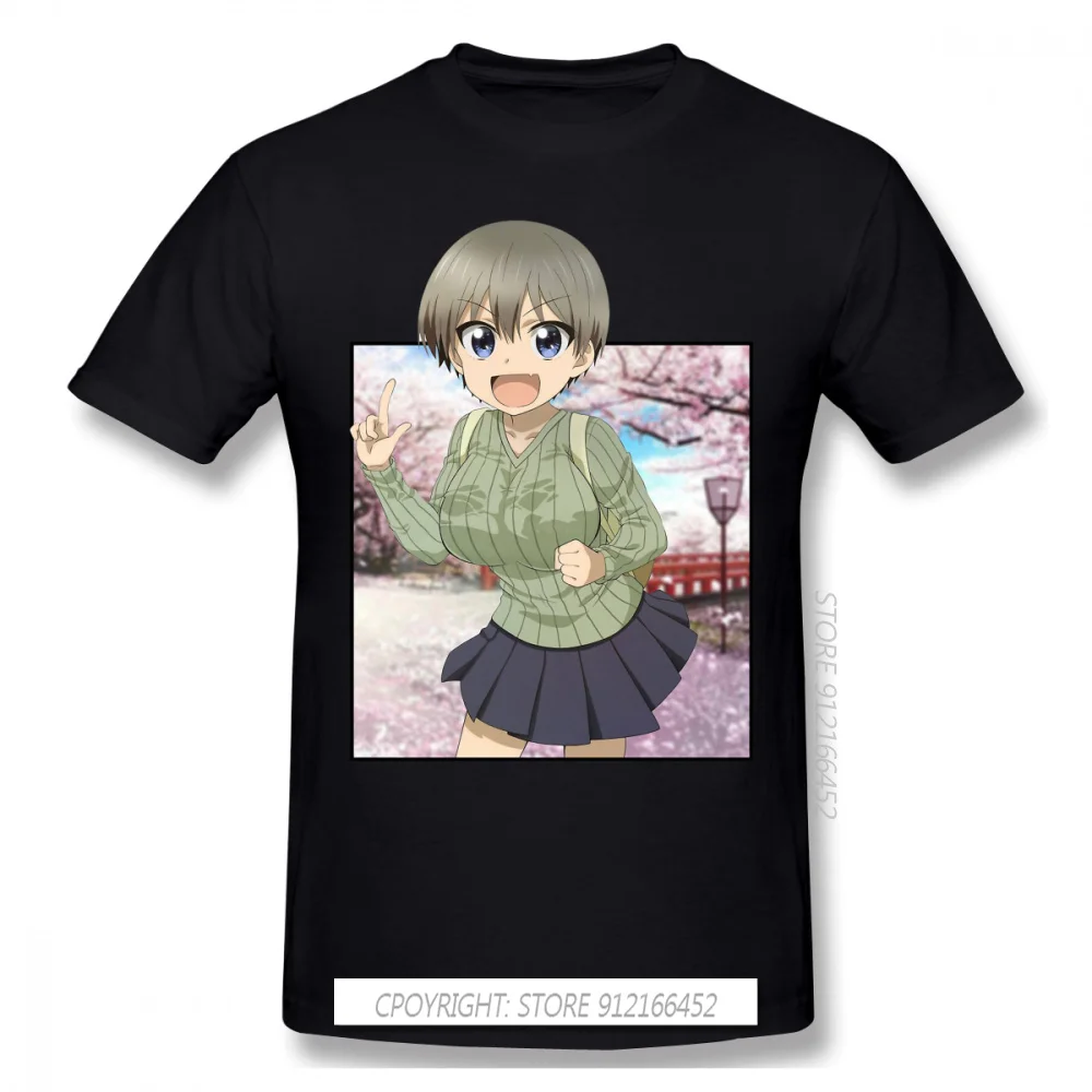 

New Summer Cool T-Shirts Cotton Uzaki Chan Wants To Hang Out Hana Sakurai Ami Anime Ofertas Men TShirt