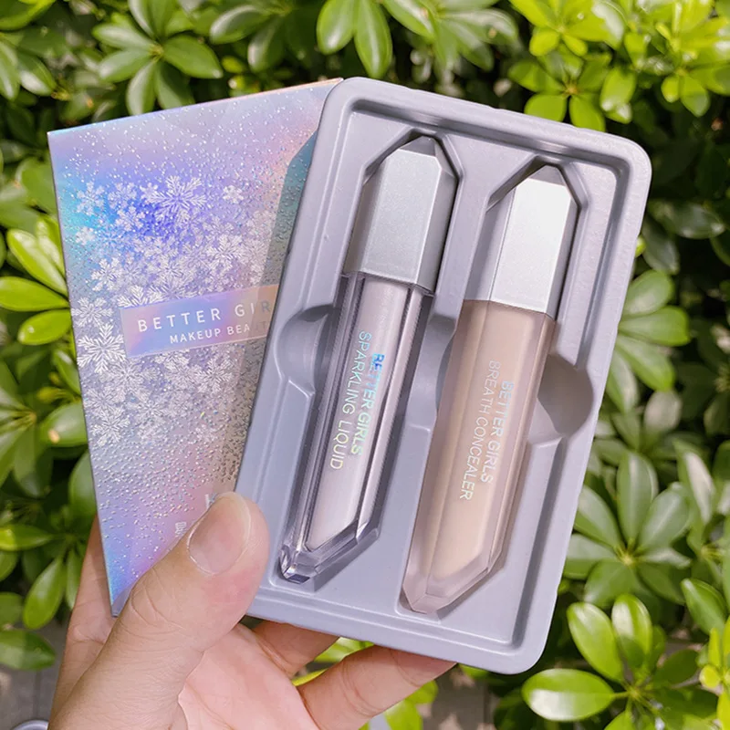 

2 шт. основа одежда Водонепроницаемый прочного корректор Жидкий тональный крем, Длительное Действие, высокий глянец кисточка для жидкого то...