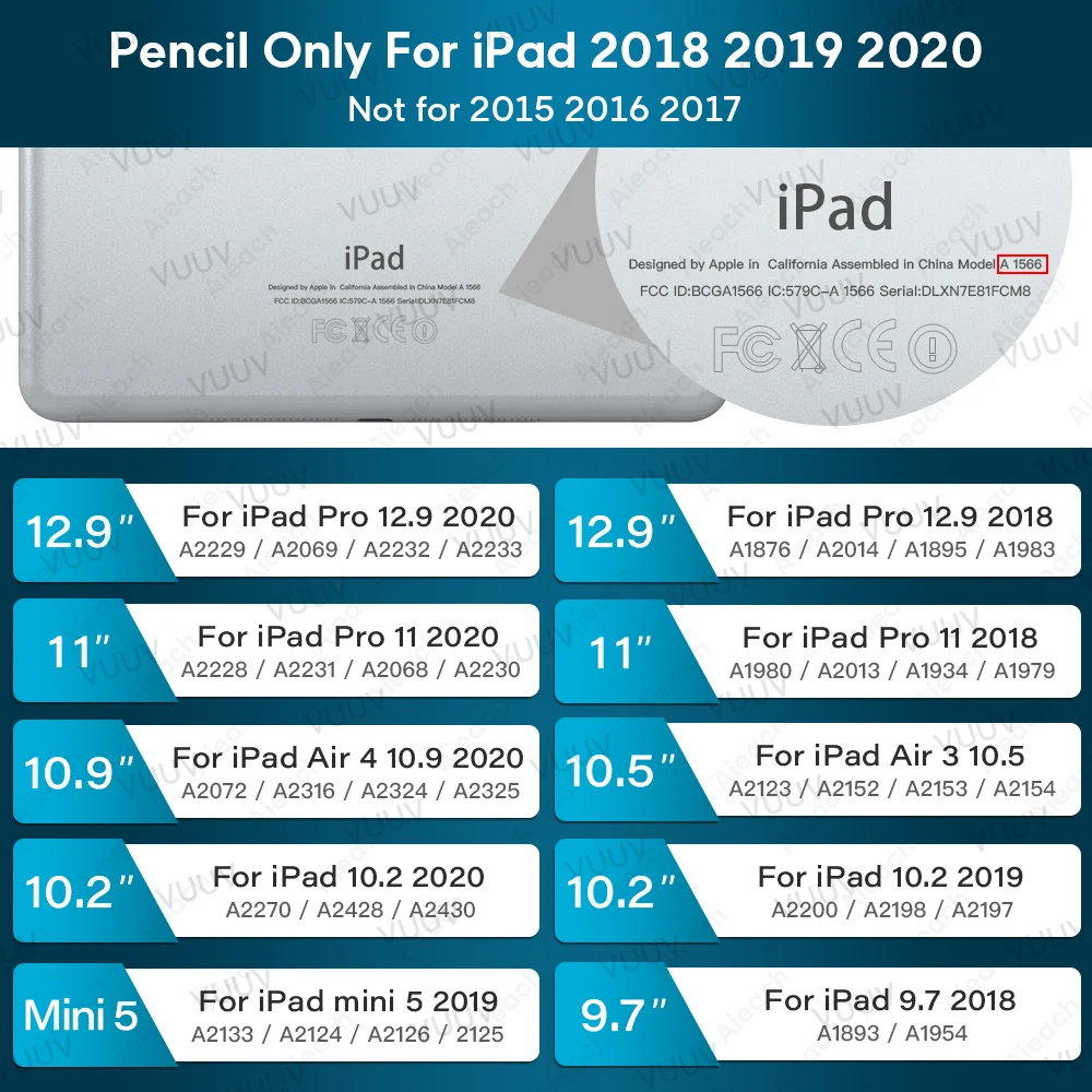 Apple Pencil 2 1  iPad Pro 11 12, 9 2020 2018 9, 7 10, 2 8th 7th Air 3 4  iPad Pencil