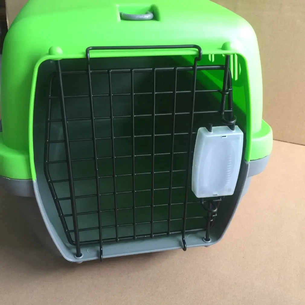 green Портативный Pet осушитель воздуха коробка Trans Порты и разъёмы партии товара и не быть Порты и разъёмы Портативный собака самолета клетка Портативный воздушная коробка глицирризинат-ПК - Цвет: green