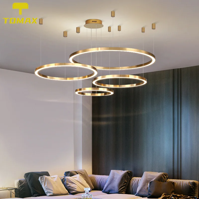 

Modern Pendant Light Luxury Chandelier Simple Atmosphere Nordic Hall Lamp Creative Personality High-end Living Room