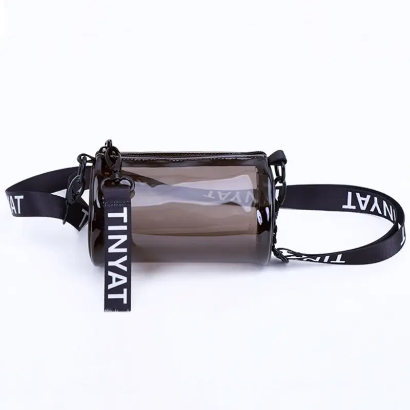 

Women Girls Transparent PVC Handbag Adjustable Shoulder Bag Purse Tote Satchel X5XA