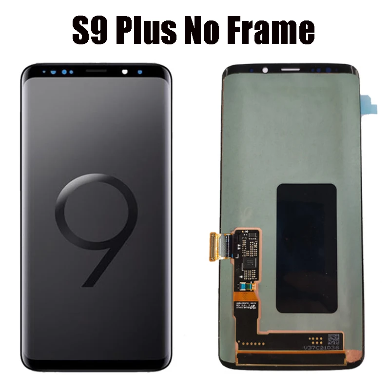 5,8 ''дисплей для SAMSUNG Galaxy S9 G9600 ЖК-дисплей с кодирующий преобразователь сенсорного экрана в сборе запасные части для ремонта с рамкой - Цвет: S9 Plus No Frame