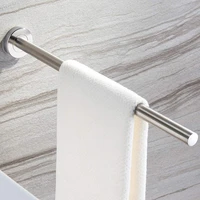 40cm vertical towel rack brushed bathroom stainless steel towel holder wall mounted rack hanging holder for home kitchen