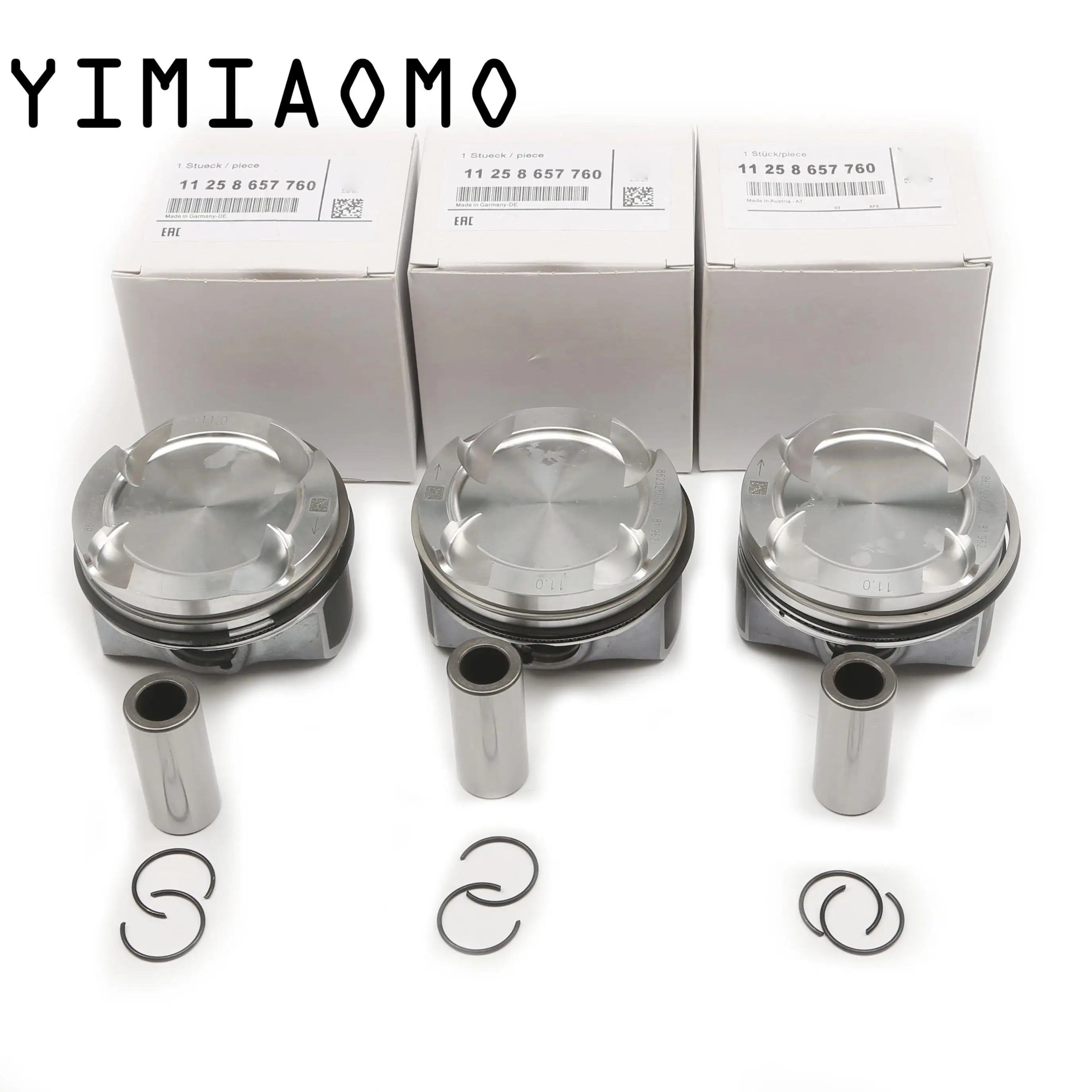 

Pistons&Rings Set 11258657760 For BMW F20118i F22 220i MINI F56 1.2T ONE F54 1.5T COOPER Engine B38 11259468869 11 25 9 468 869