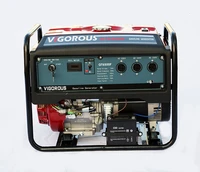 gasoline generator electric start with battery 3kw 4 stroke 220v 50hz single cylinder