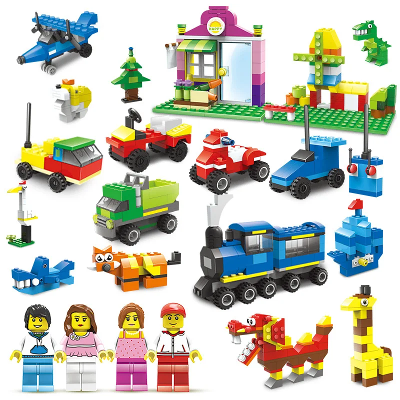 715 ~ 1053 шт. маленькие кирпичики строительные блоки креативный классические