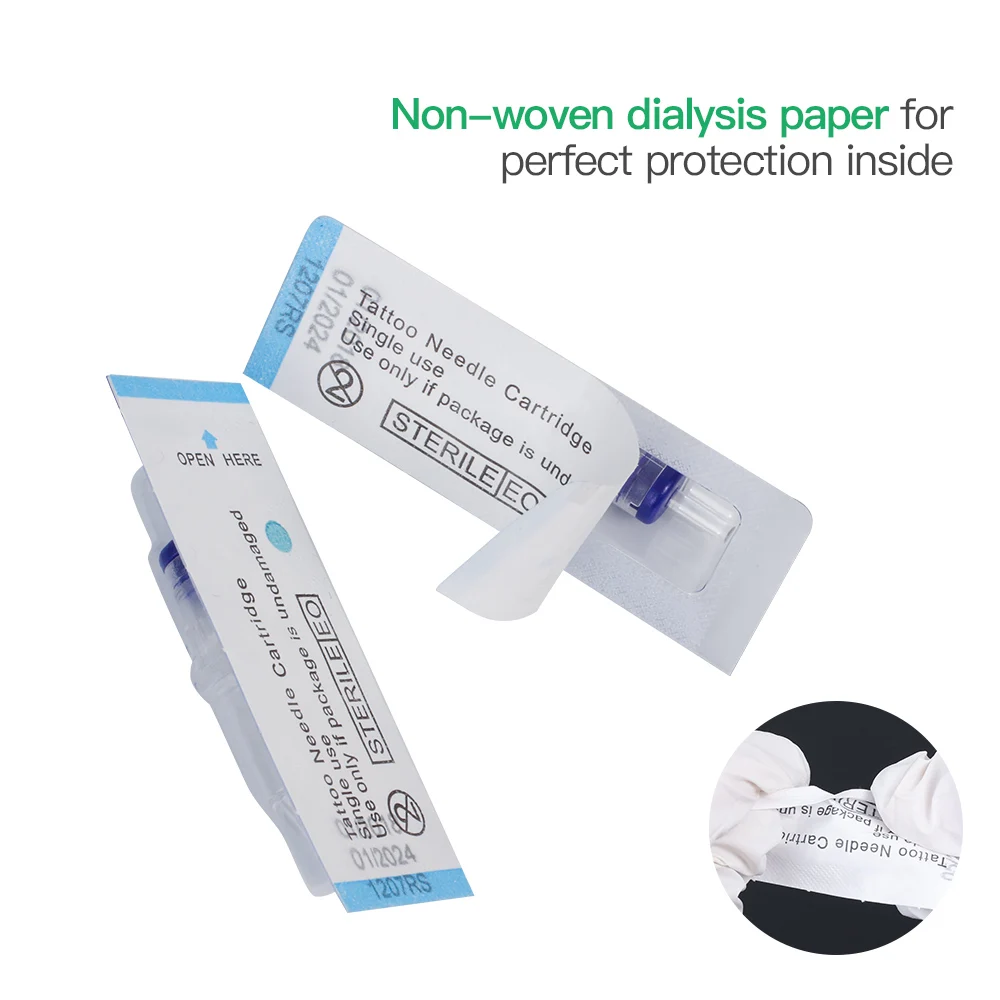 Одноразовые Стерильные круглые Картриджи иглы для татуировок 20 шт.|tattoo needles|needles