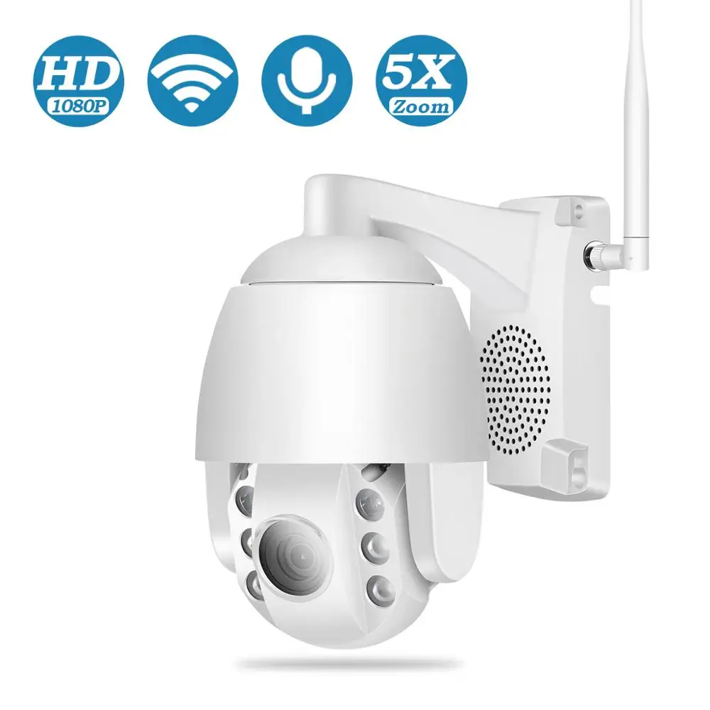 BESDER 1080 P 5x Авто Оптический зум Мини PTZ IP Камера SONY Сенсор ИК Ночное видение Wi Fi 2