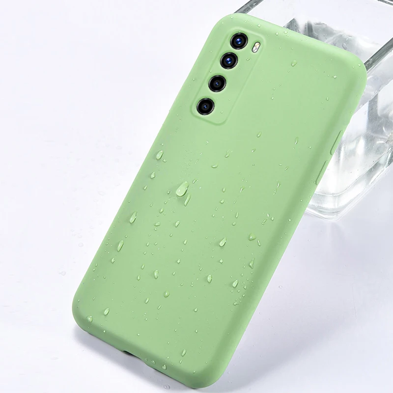 skin friendly case for huawei nova 7 7i 7 se 8i 8 pro liquid silicone case huawei nova 7 soft tpu microfiber cover huawei nova 8 free global shipping