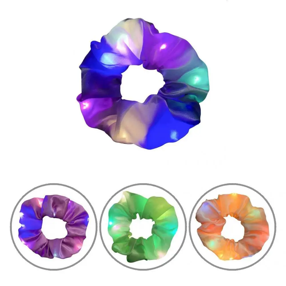 

Светодиодный ная лента для волос Нескользящая легкая эластичная флуоресцентная Светодиодная лента для волос для бара