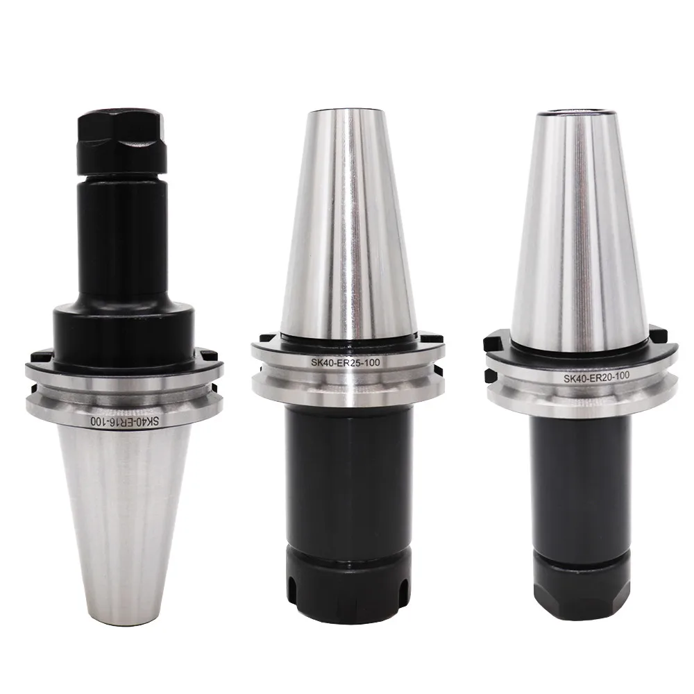 SK40 CNC резак ER16 ER20 ER25 ER32 ER40 100L пружинный цанговый патрон эластичный инструмент