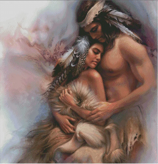 Набор для рукоделия Интимная Сексуальная Вышивка влюбленных людей набор