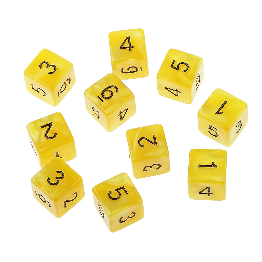 Набор из 10 штук темниц D & многогранные игральные игры D6 D10 D12 D20 кубиков|Кубики| |