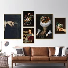 Винтажный натюрморт картина маслом античный цветок стены искусства феминистский портрет печатная картина холст плакат для гостиной домашний декор