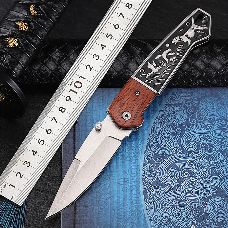 

2021 New Free Shipping Combat Tactical Folding Knife Survival Portable Outdoor Camping Fishing Hunting Military Knives EDC Tools