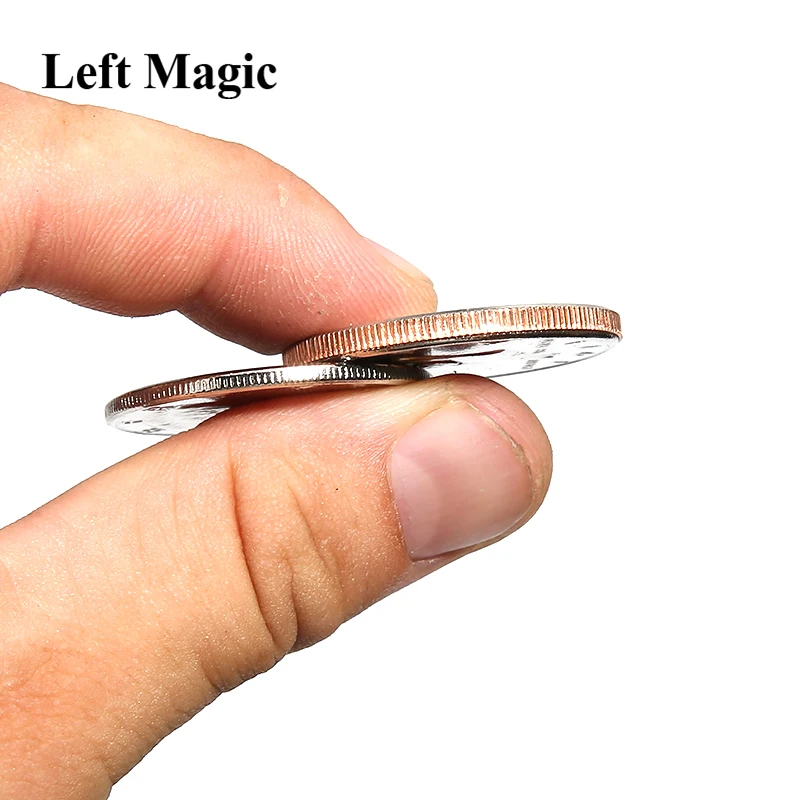 Магнитный увеличенный корпус (полдоллара) монета волшебные фокусы иллюзии