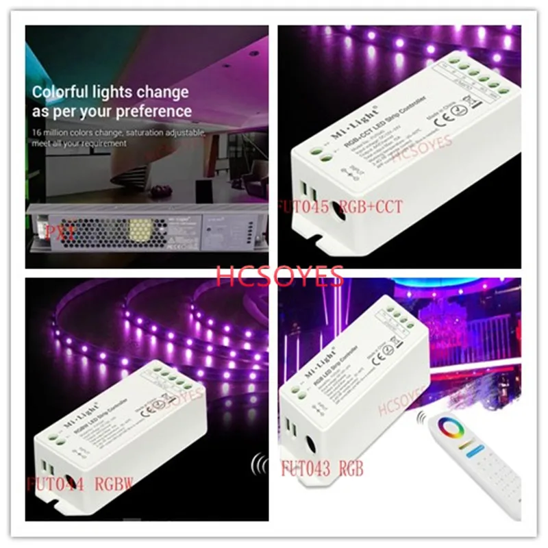 MI светильник PX1/FUT043/FUT044/FUT045 100 Вт 5 в 1/RGB+ CCT/RGBW контроллер светодиодной ленты 2,4G RF/APP/alexa Голосовое управление