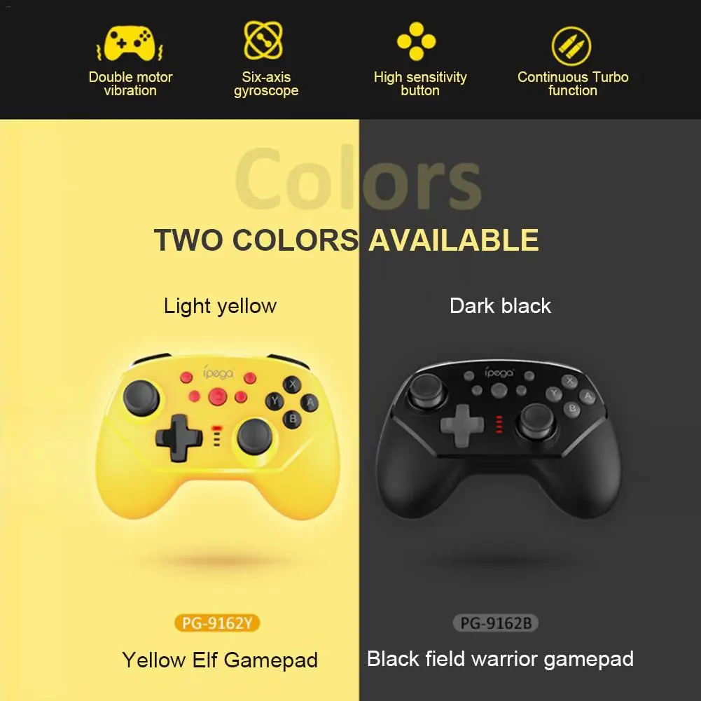 Новый IPEGA PG 9162 беспроводной проводной геймпад с переключателем джойстика пульт