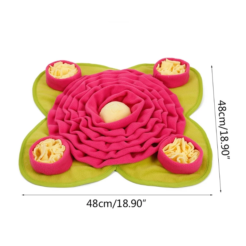 

Pet Dog Snuffle Mat Nose Smell Training Intelligence Blanket Sniffing Pad Slow Feeding Food Dispenser Carpet Relieve Stress Toy