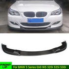 E60 углеродного волокна спереди диффузор для BMW 5 серии E60 520i 525i 530i м спорт седан 4-дверь бампер 2004-2010