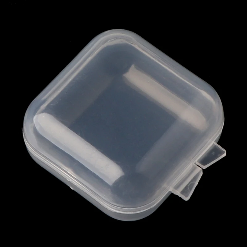 

69HB 20Pcs Square Mini Clear Plastic Storage Containers Box with Lids for Small Items