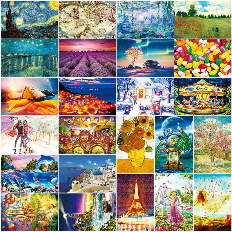 

100 pieces of cardboard puzzle, various patterns, educational educational toys, give children the best birthday gift NSWOB