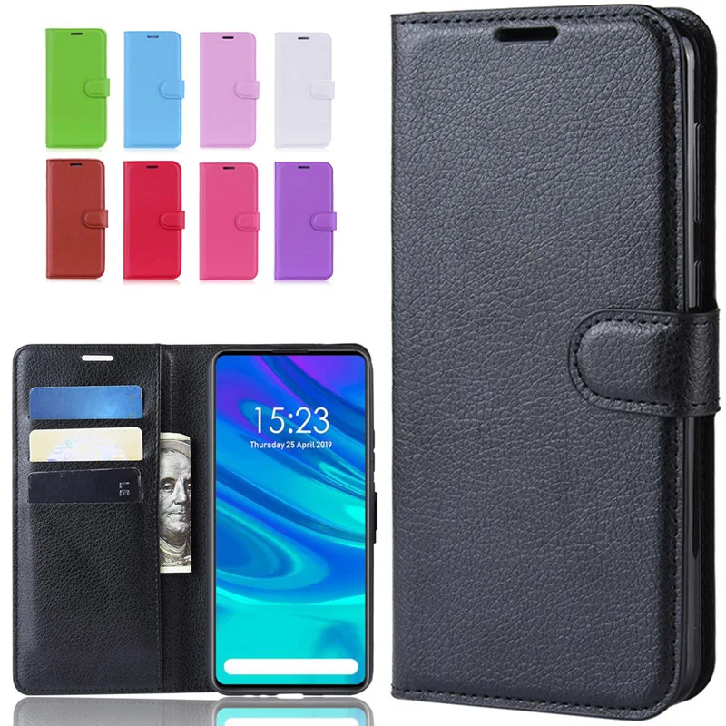 Чехол для Huawei P Smart Z роскошный кожаный чехол кошелек с откидной крышкой телефона