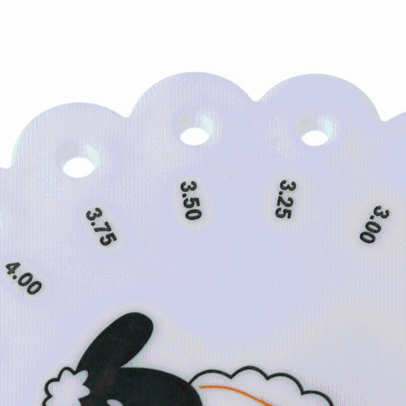 1 шт. круглый размер 2 мм 10 вязальная игла r прибор измерение Линейка