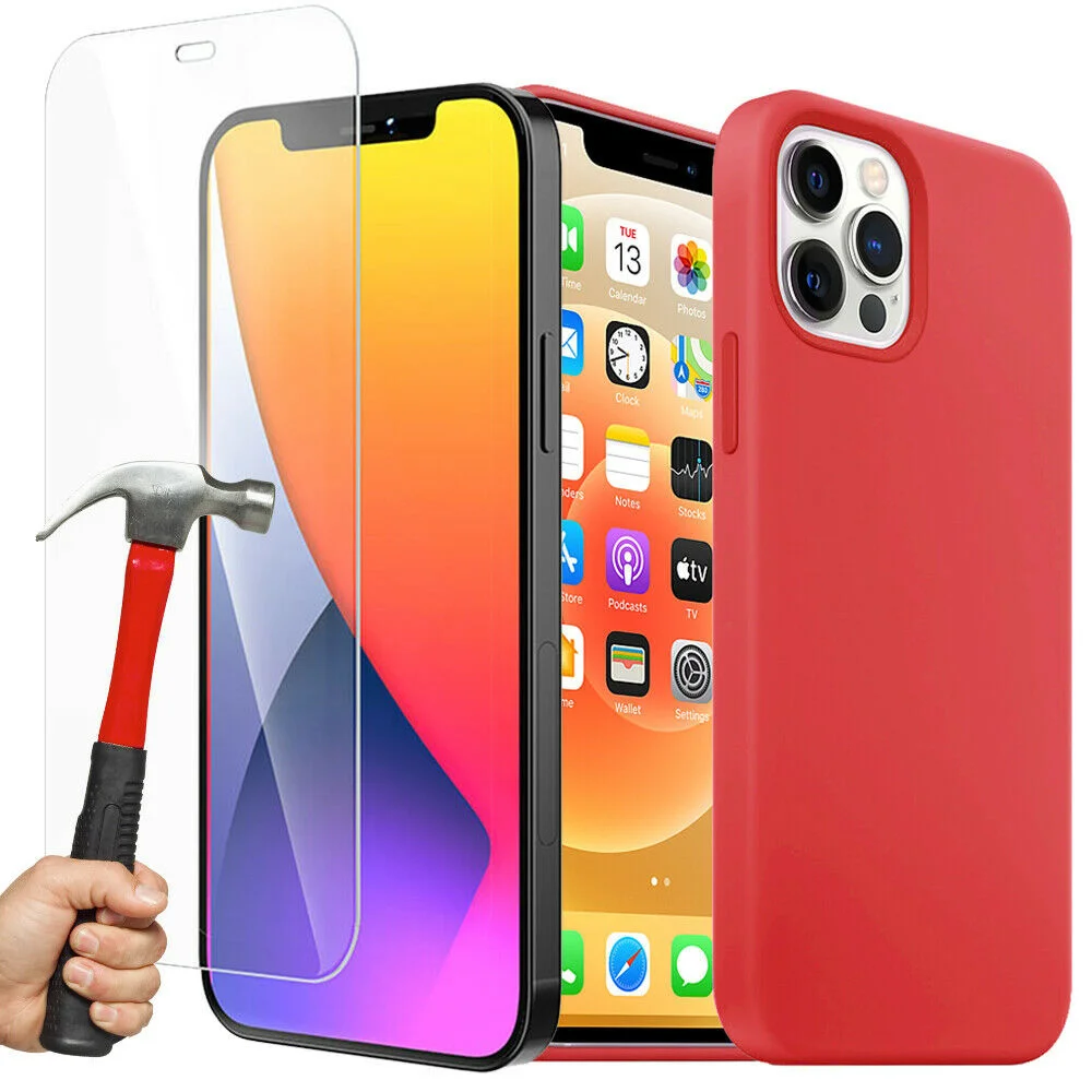 

Film Verre Trempé Ecran + Coque For iPhone 12 Pro 12 Mini 6/7/8/XR/XS/Max/11 SE