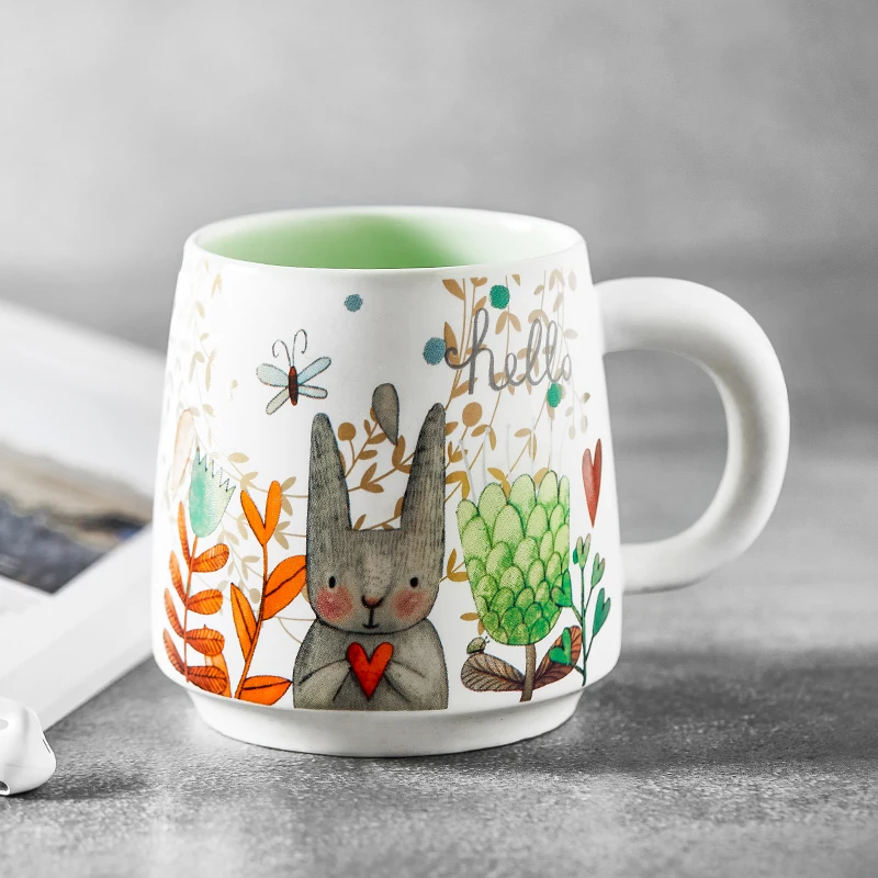 Керамическая кружка чашка для напитков дома и офиса кофе чая молока завтрака