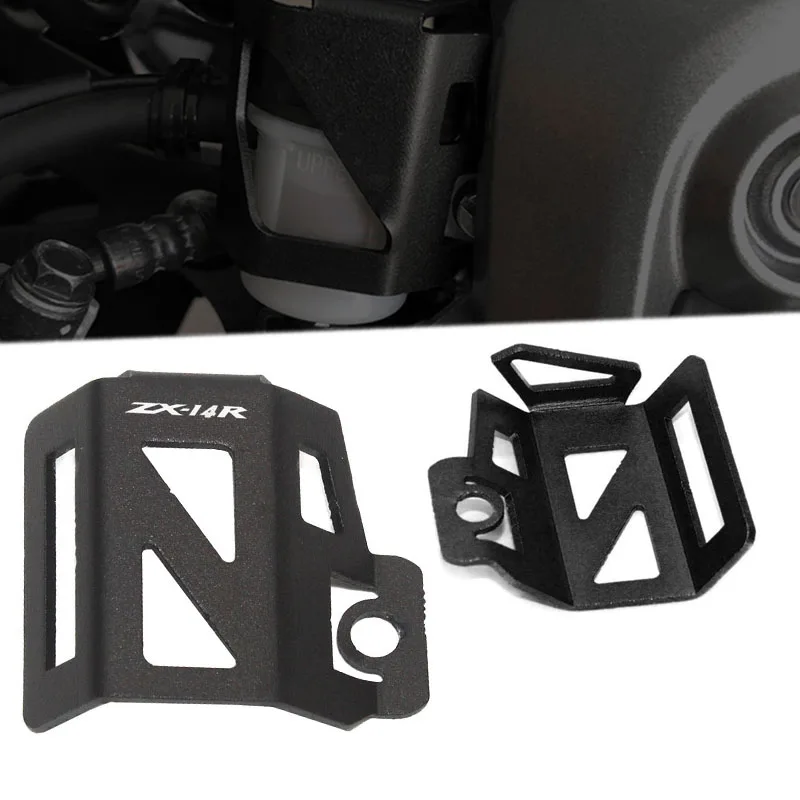 

Motorcycle Accessories CNC Rear Brake Fluid Reservoir Cap Cover Guard Protector For Kawasaki NINJA ZX-14R ZX 14R ZX14R
