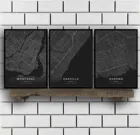 Монреаль Oakville Oshawa Оттава Квебек город Реджа Ричмонд тагуенай Саскатун Шербрук ст Катарины Канада плакат