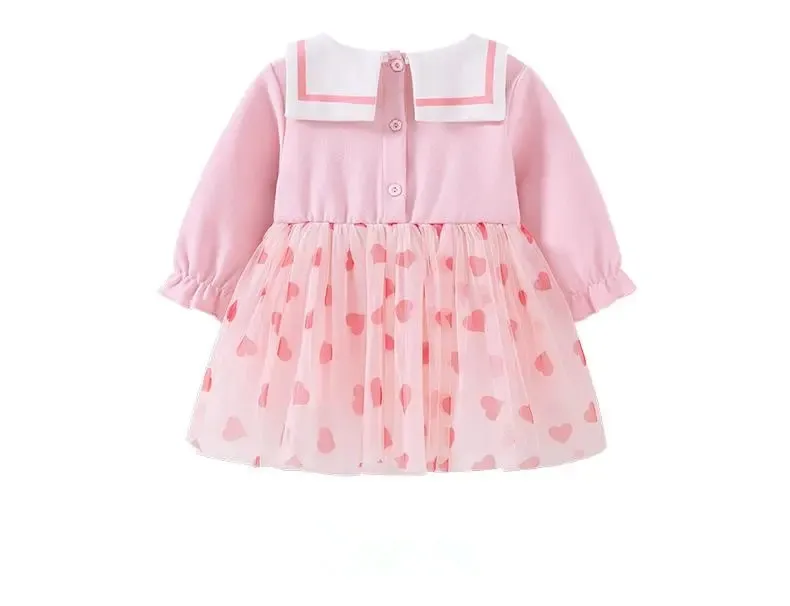 Girls Infant Dresses Autumn New Girl Baby Princess Net Yarn Dress Cotton Children Clothes 3M-4T | Детская одежда и обувь