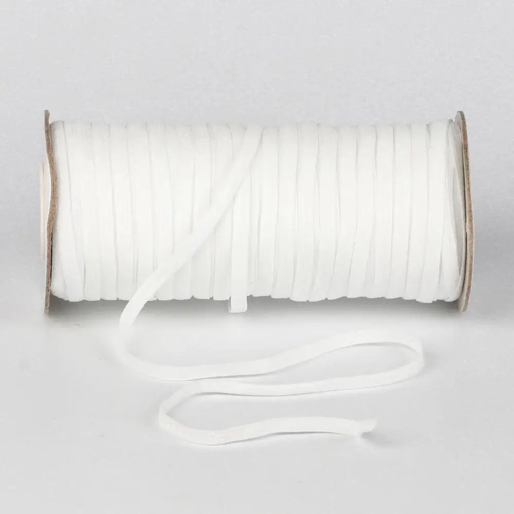 Плетеная резинка для шитья сделай сам эластичная лента вязания 5 мм плоская