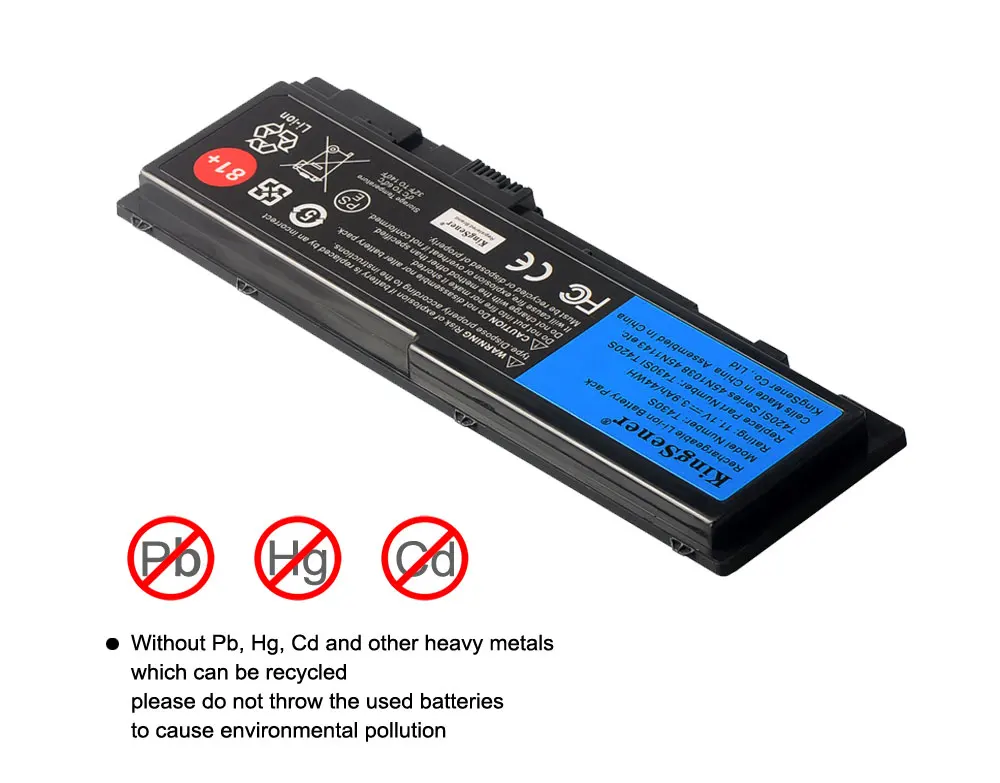 Аккумулятор KingSener 2022 81 + для ноутбука Lenovo ThinkPad T430S T420S T420si T430si 45N1039 45N1038 45N1036 42T4846 42T4847