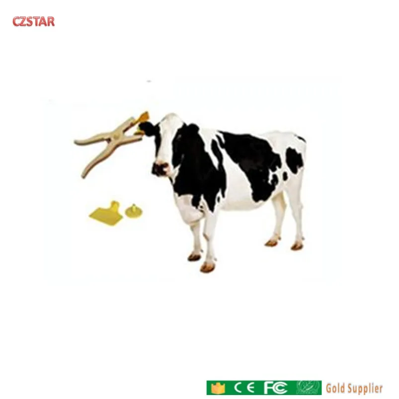 Дешевая уникальная пассивная бесконтактная RFID большая Ушная бирка для животных